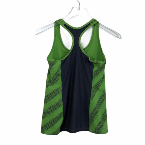 Nike Dri-fit Mesh Back Racerback Shelf Bra Tank - Picture 2 of 8